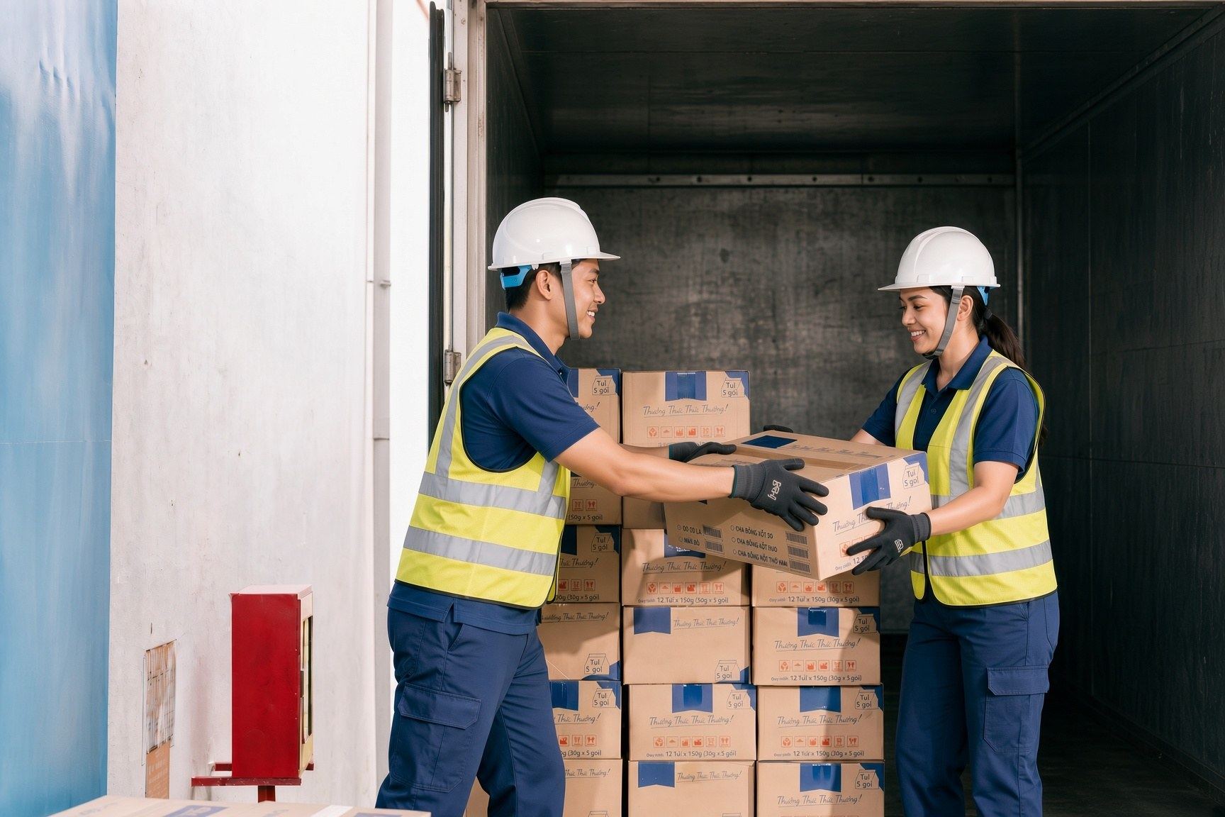 Xếp dỡ & thao tác tại dock — TAP Logistics